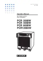 Kikusui MS512H Operation Manual предпросмотр