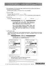 Предварительный просмотр 3 страницы Kikusui PAK10-300T Instruction Manual