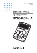 Kikusui PCR-LA Series Operation Manual preview