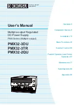 Предварительный просмотр 1 страницы Kikusui PMX32-3DU User Manual