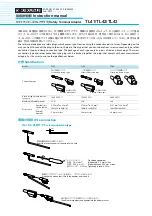 Kikusui TL41 Instruction Manual preview