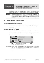 Preview for 18 page of Kikusui TOS8870A Operation Manuals