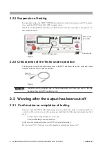 Preview for 20 page of Kikusui TOS8870A Operation Manuals