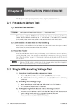 Preview for 24 page of Kikusui TOS8870A Operation Manuals