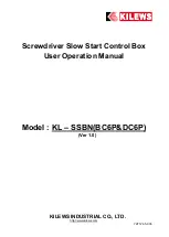 Preview for 1 page of Kilews BC6P User'S Operation Manual