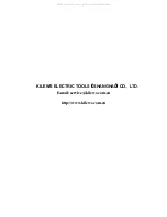 Предварительный просмотр 22 страницы Kilews BSD-3000L Operation And Maintenance Manual