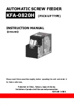 Preview for 1 page of Kilews KFA-0820H Instruction Manual