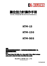 Предварительный просмотр 1 страницы Kilews KTM-15 Instruction Manual