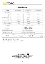 Preview for 10 page of Kilews Mytorq MYBT-IM160 Operation And Maintenance Manual