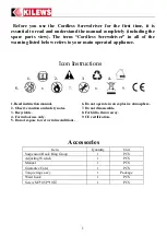 Preview for 2 page of Kilews PTA-L150 Series Operation And Maintenance Manual