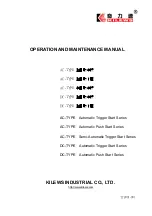 Kilews SK-205LS Operation And Maintenance Manual preview