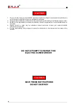 Preview for 9 page of Kilews SK-205LS Operation And Maintenance Manual