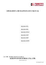 Kilews SK-B6125L Operation And Maintenance Manual preview