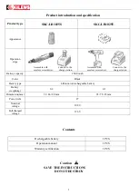 Предварительный просмотр 3 страницы Kilews SKC-LB1025E Operation Manual