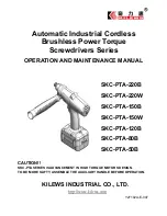 Preview for 1 page of Kilews SKC-PTA-120B Operation And Maintenance Manual