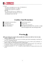 Preview for 4 page of Kilews SKC-PTA-BS20P Operation And Maintenance Manual