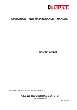 Kilews SKD-B123KLM Operation And Maintenance Manual предпросмотр