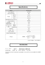 Предварительный просмотр 9 страницы Kilews SKD-B123KLM Operation And Maintenance Manual