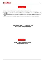 Preview for 8 page of Kilews SKD-BK9120L Operation And Maintenance Manual