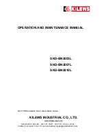 Kilews SKD-BN2003L Operation And Maintenance Manual preview