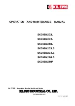 Preview for 1 page of Kilews SKD-BN203L Operation And Maintenance Manual