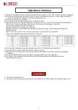 Preview for 6 page of Kilews SKD-BN512L Operation And Maintenance Manual