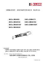 Kilews SKD-LRBNK100 Operation And Maintenance Manual preview