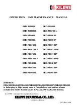 Preview for 1 page of Kilews SKD-RBN120L Operation And Maintenance Manual