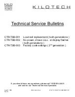 Preview for 6 page of Kilotech CTR Series Service Manual