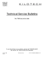 Preview for 5 page of Kilotech KBS Series Service Manual