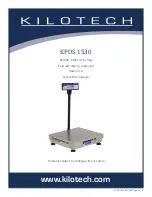 Kilotech KPOS 1530 Owner'S Manual предпросмотр