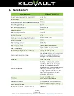 Preview for 9 page of KiloVault 2100 PLC Installation And User Manual