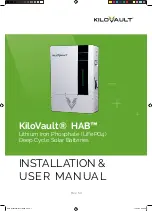 Preview for 1 page of KiloVault HAB 7.5 V4 Installation & User Manual