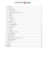 Предварительный просмотр 3 страницы Kilowatt Labs 7100-48-B-3.3C-M-SD-A-FL User Manual