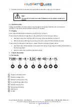 Предварительный просмотр 6 страницы Kilowatt Labs 7100-48-B-3.3C-M-SD-A-FL User Manual