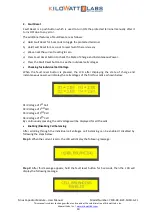 Предварительный просмотр 10 страницы Kilowatt Labs 7100-48-B-3.3C-M-SD-A-FL User Manual