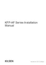 Kilsen KFP-AF Series Installation Manual preview