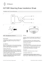 Kilsen KZ705R Installation Sheet предпросмотр