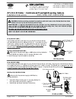 Preview for 1 page of kim lighting AFL10 Series Installation Instructions