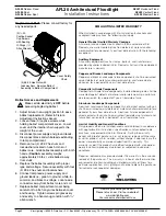 Preview for 3 page of kim lighting AFL30 Installation Instructions