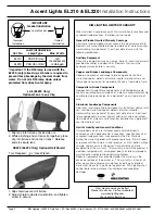 Предварительный просмотр 2 страницы kim lighting Hubbell EL210 Installation Instructions