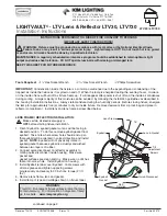 Preview for 1 page of kim lighting Hubbell LIGHTVAULT LTV30 Installation Instructions