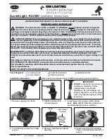 Предварительный просмотр 1 страницы kim lighting KLV205 Installation Instructions