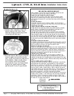 Preview for 4 page of kim lighting LTV 10 Series Installation Instructions