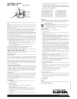 Preview for 1 page of Kima ZONE 50 Installation Manual