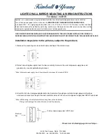 Preview for 2 page of Kimball & Young 949HW Manual