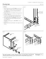 Предварительный просмотр 2 страницы Kimball Office Cetra/Interworks EQ Panel Attachment Brackets to Lunar Overheads Systems Assembly Instructions