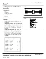 Предварительный просмотр 2 страницы Kimball Office Dock Folding Base Assembly Instructions