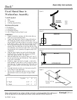 Предварительный просмотр 3 страницы Kimball Office Dock Folding Base Assembly Instructions