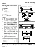 Предварительный просмотр 4 страницы Kimball Office Dock Folding Base Assembly Instructions